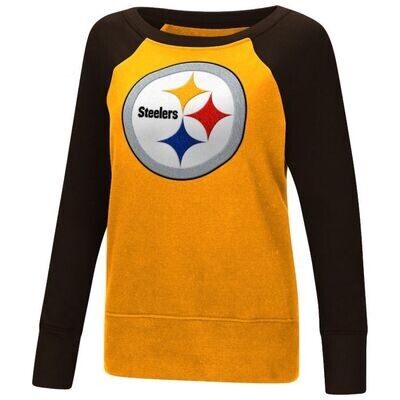 Pittsburgh Steelers Women's Top Ranking Tunic Fleece Crew