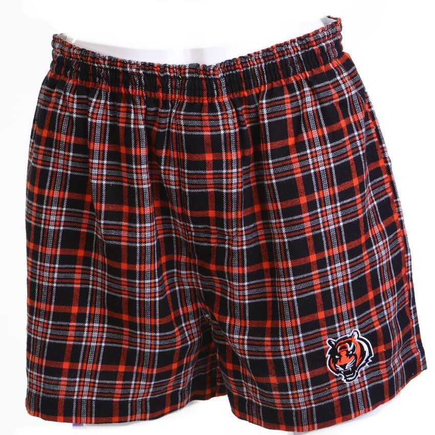 Cincinnati Bengals Men's Flannel Pajama Boxers
