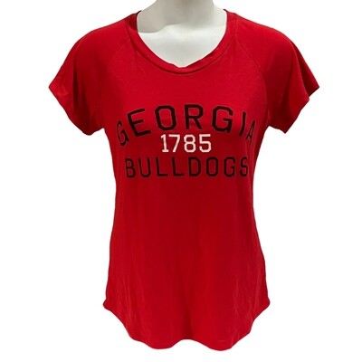 Georgia Bulldogs Women's U-Neck T-Shirt