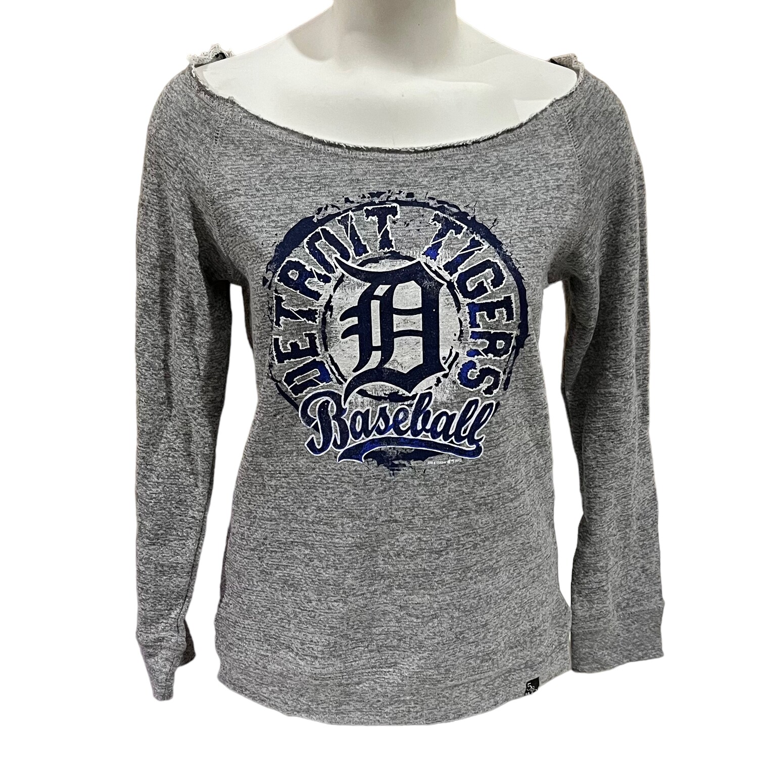 Detroit Tigers Women's Long Sleeve Scoop Neck Shirt