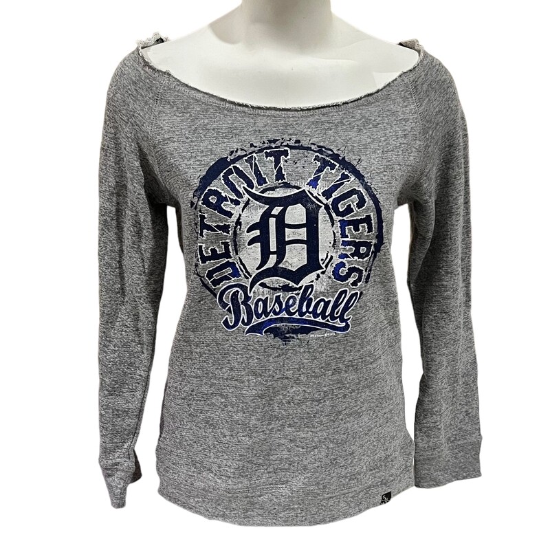 Detroit Tigers Women's Long Sleeve Scoop Neck Shirt