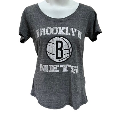 Brooklyn Nets Women's Gray T-Shirt Brooklyn Nets Women's Gray T-Shirt