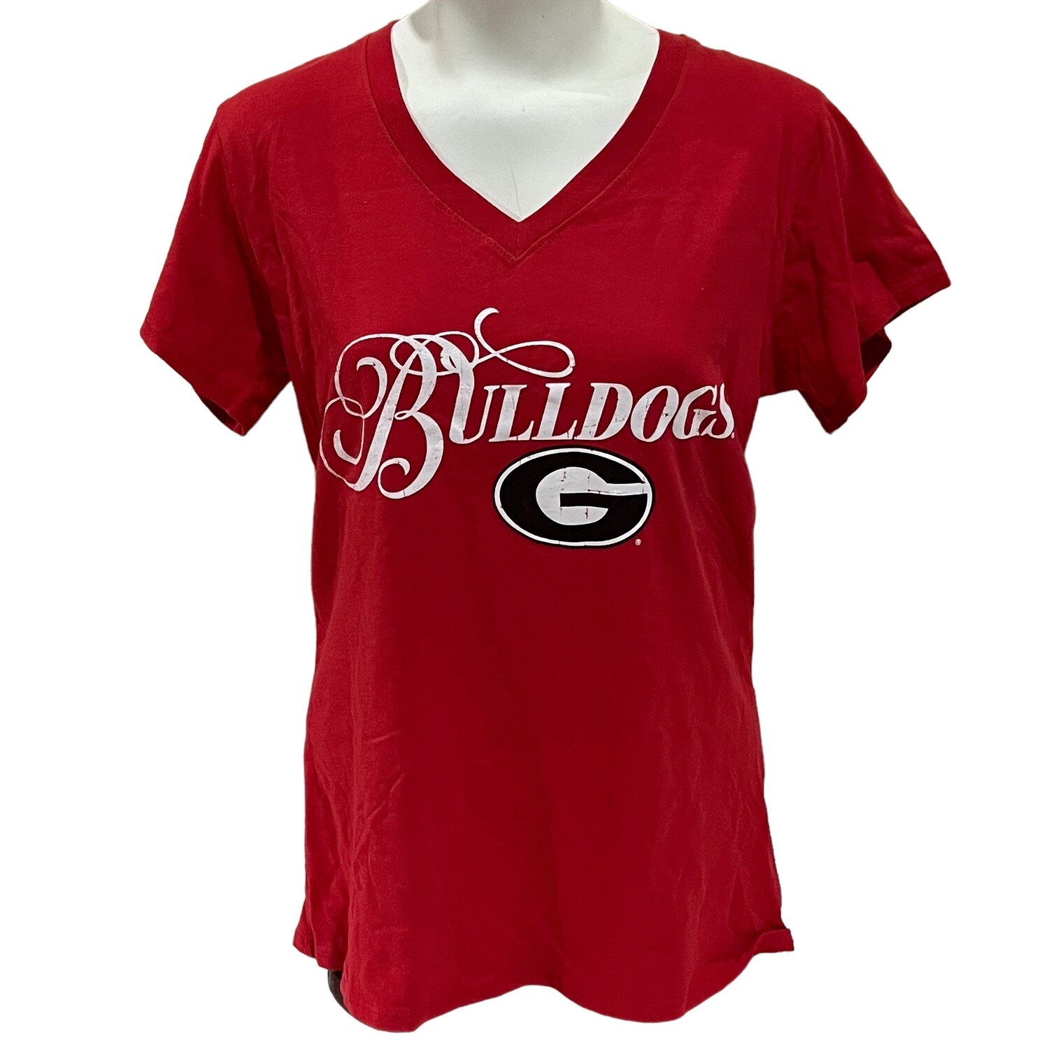 Georgia Bulldogs Women's V-Neck T-Shirt