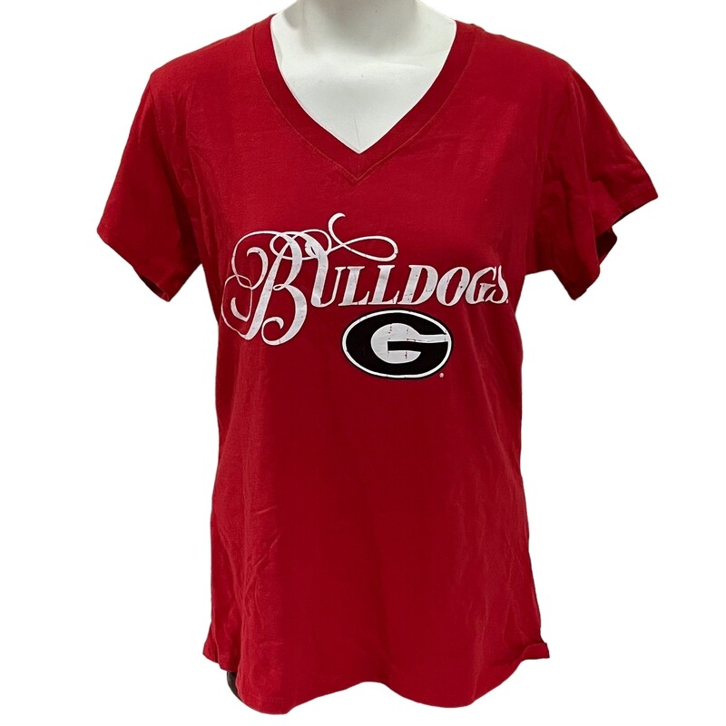 Georgia Bulldogs Women's V-Neck T-Shirt