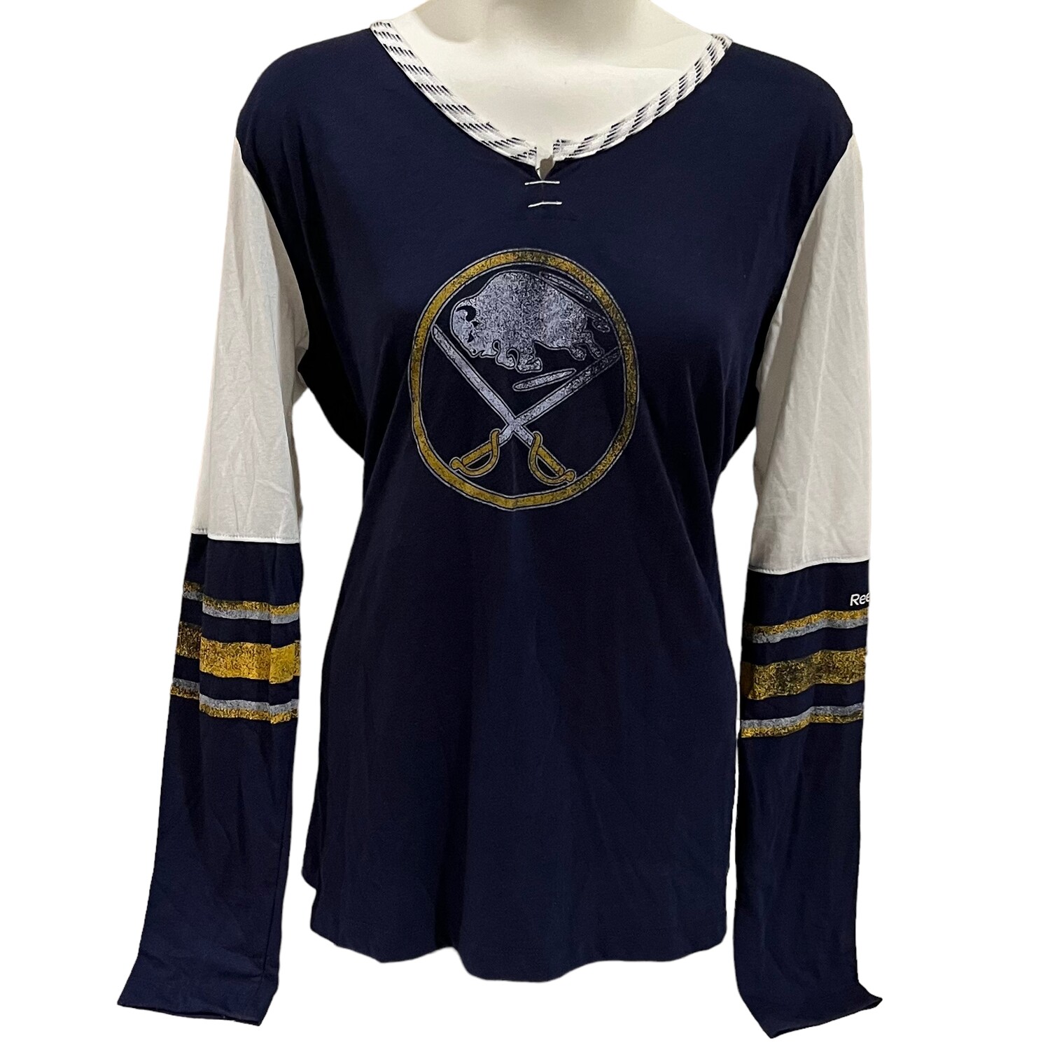 Buffalo Sabres Women's Reebok Long Sleeve Shirt