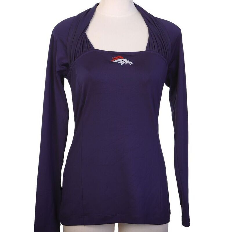 Denver Broncos Women’s All Sport Couture Redzone Ruched Top