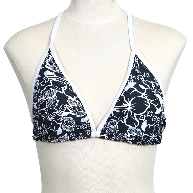 Dallas Cowboys Women's Floral Print Bikini Top