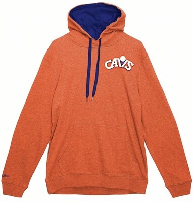 Cleveland Cavaliers Men’s Mitchell and Ness Classic French Terry Orange Hoodie