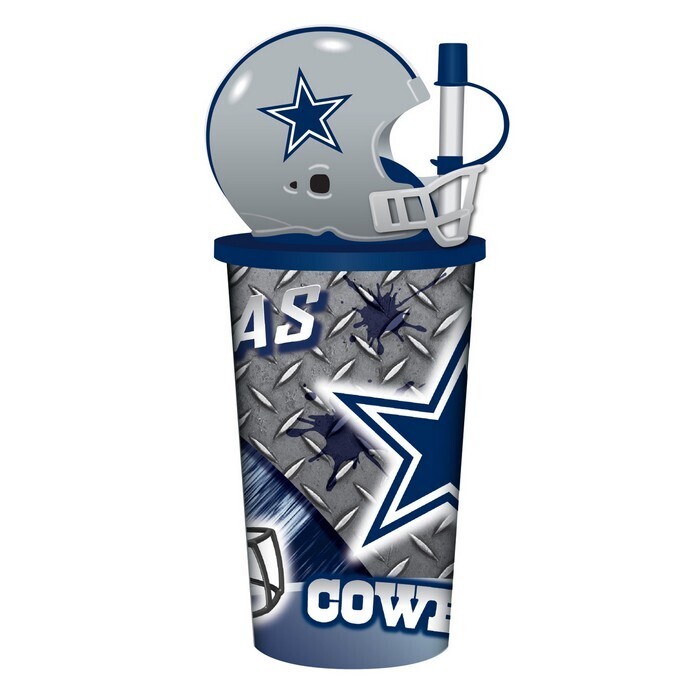 Dallas Cowboys 32oz Reusable Drinking Helmet Cup