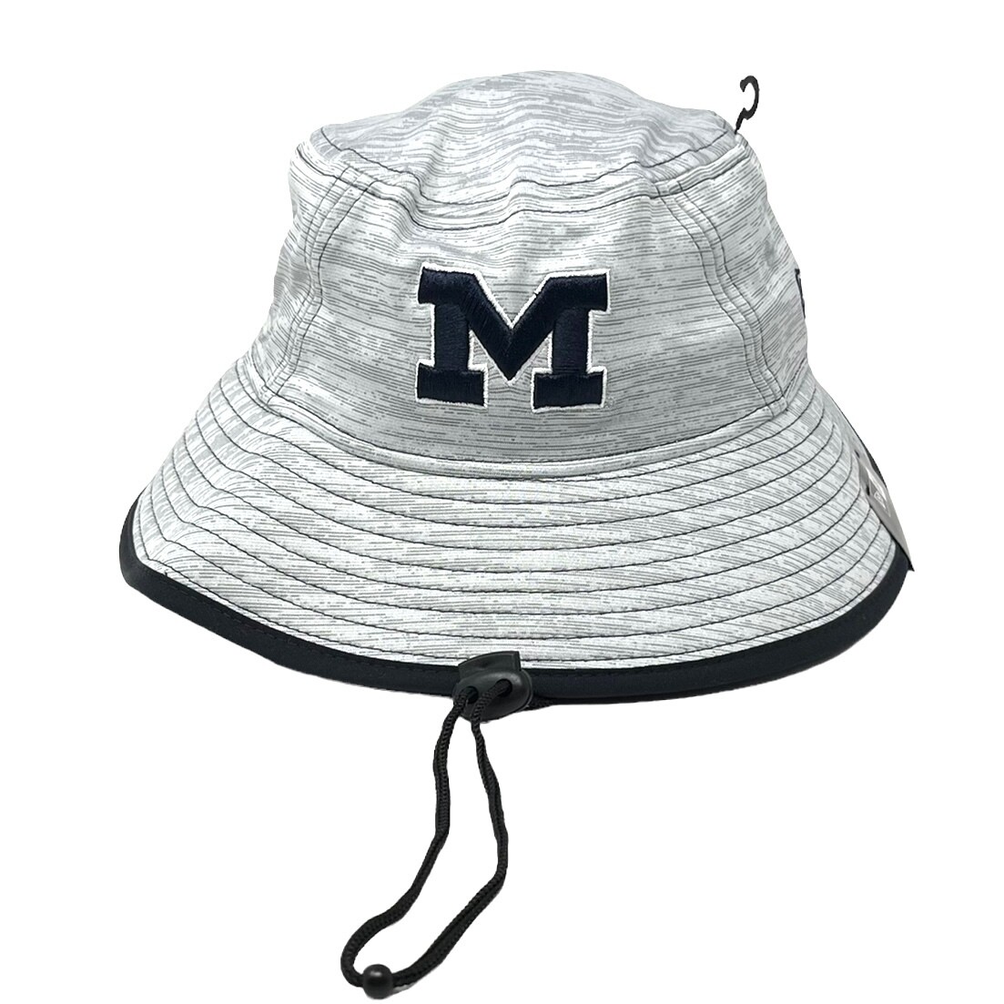Michigan Wolverines New Era Gray Game Bucket Hat