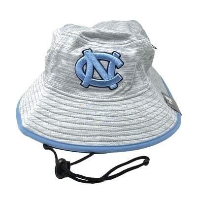 North Carolina Tar Heels New Era Gray Game Bucket Hat