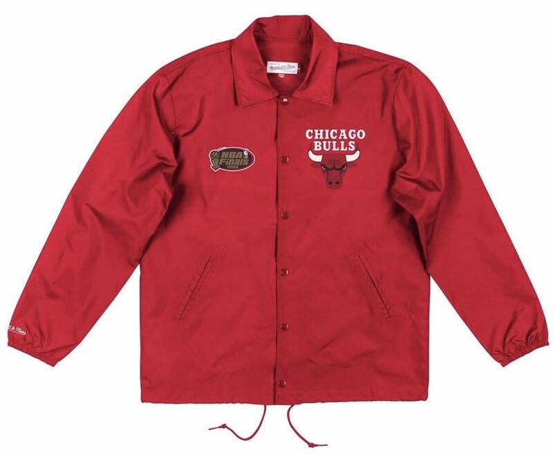 Chicago Bulls Men’s Mitchell & Ness 1996 NBA Finals Coaches Windbreaker Jacket