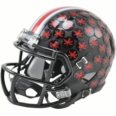 Ohio State Buckeyes Riddell Black Alternate Speed Mini Helmet