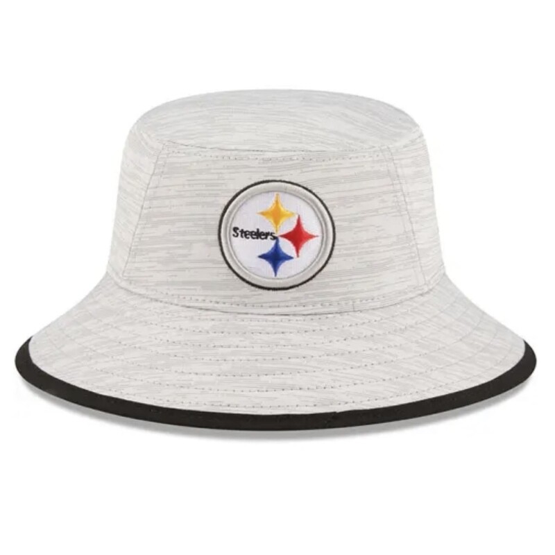 Pittsburgh Steelers New Era Gray Game Bucket Hat Pittsburgh Steelers New Era Gray Game Bucket Hat