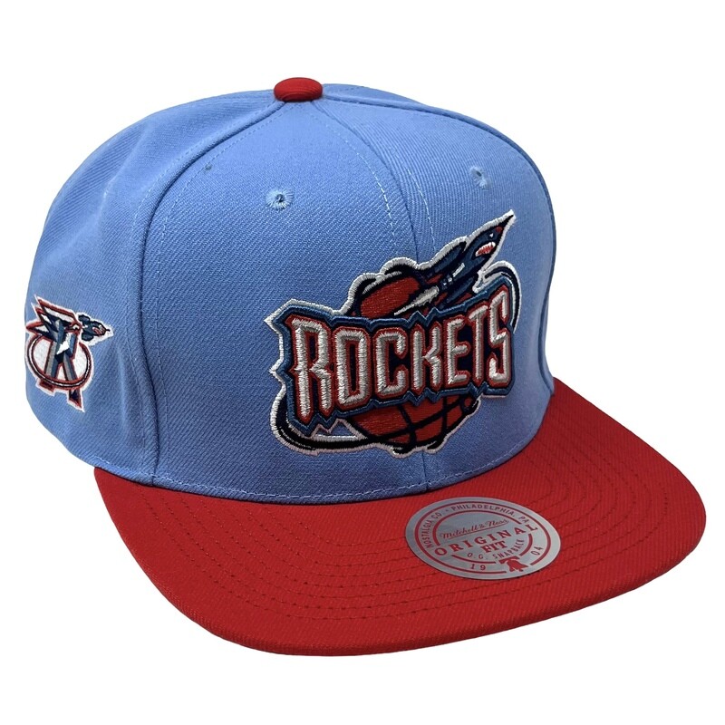 Houston Rockets Men’s Mitchell & Ness NBA Side Core 2.0 Snapback Hat