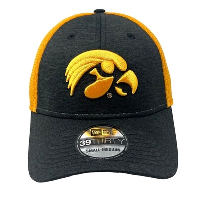 Iowa Hawkeyes Men's Shadow New Era 39Thirty Flex Fit Hat