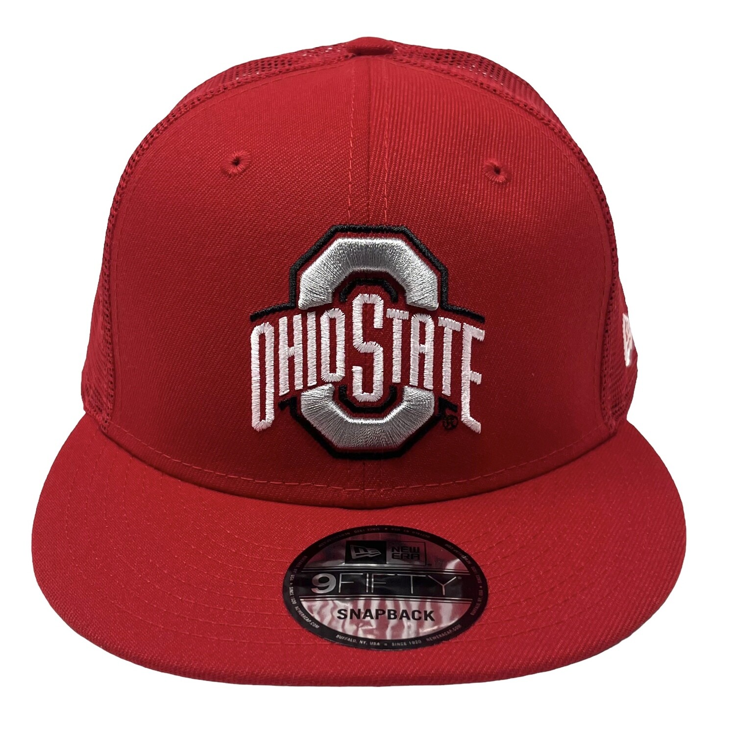 Ohio State Buckeyes New Era Adjustable Trucker Hat