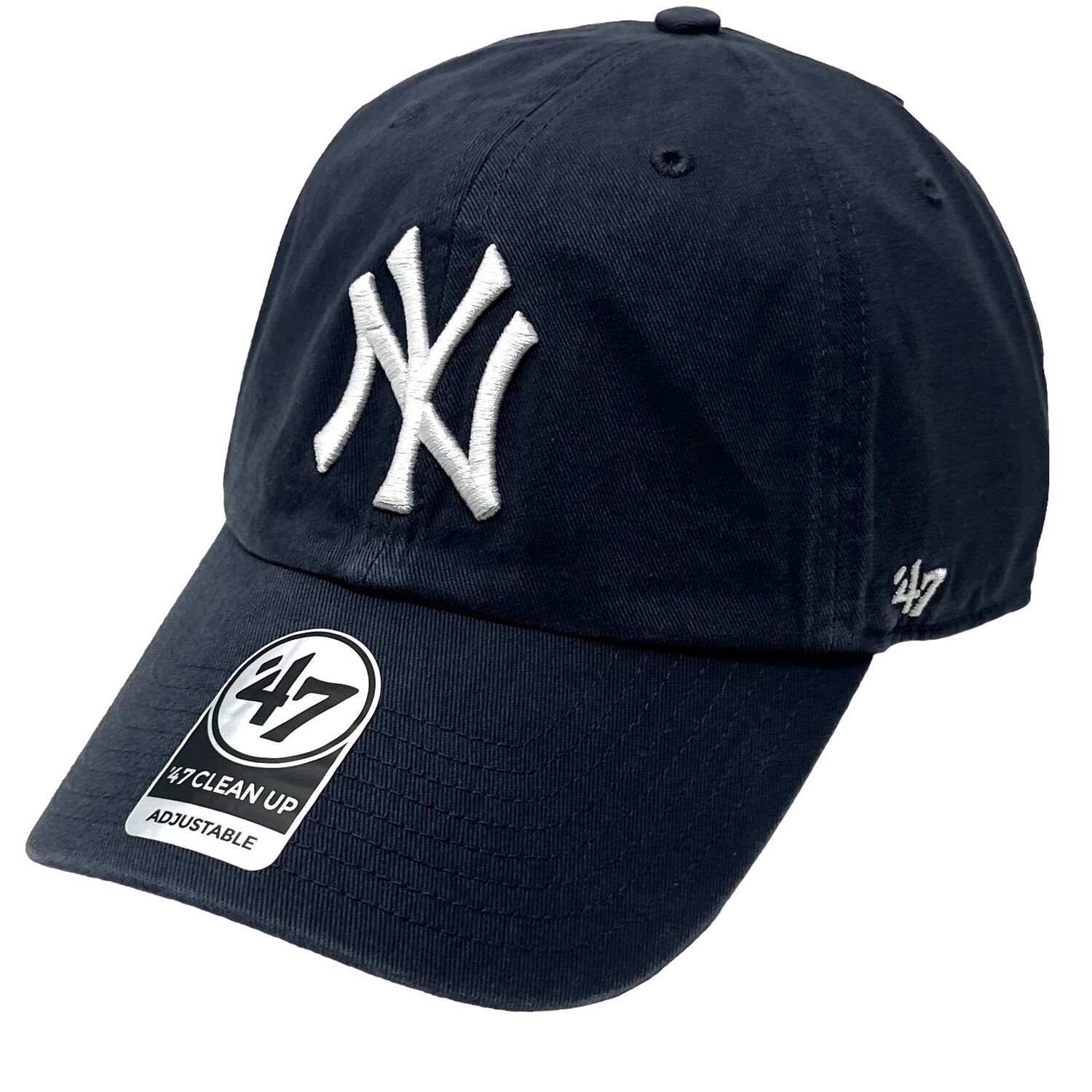 New York Yankees Men’s Dark Navy 47 Brand Clean Up Adjustable Hat