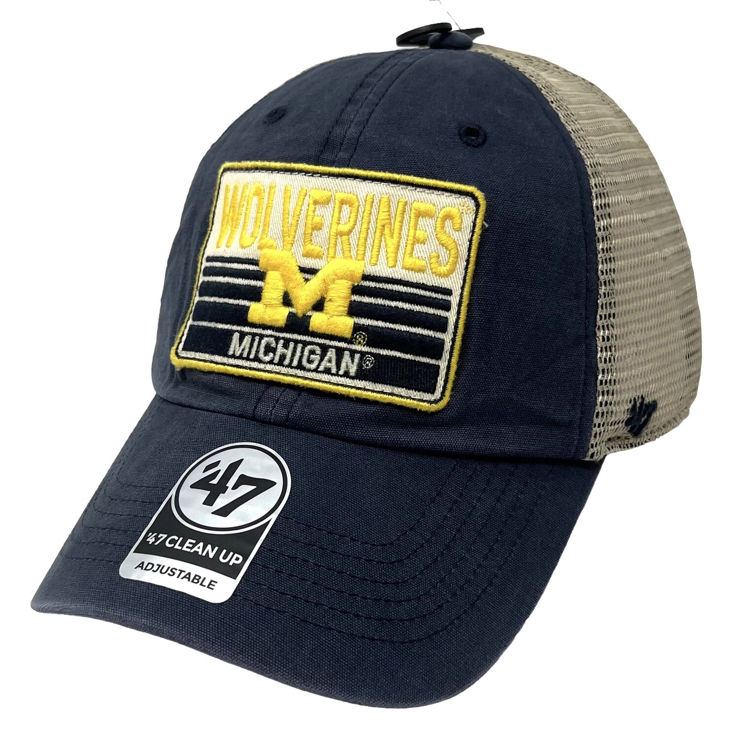 Michigan Wolverines Men’s 47 Brand Clean Up Adjustable Hat