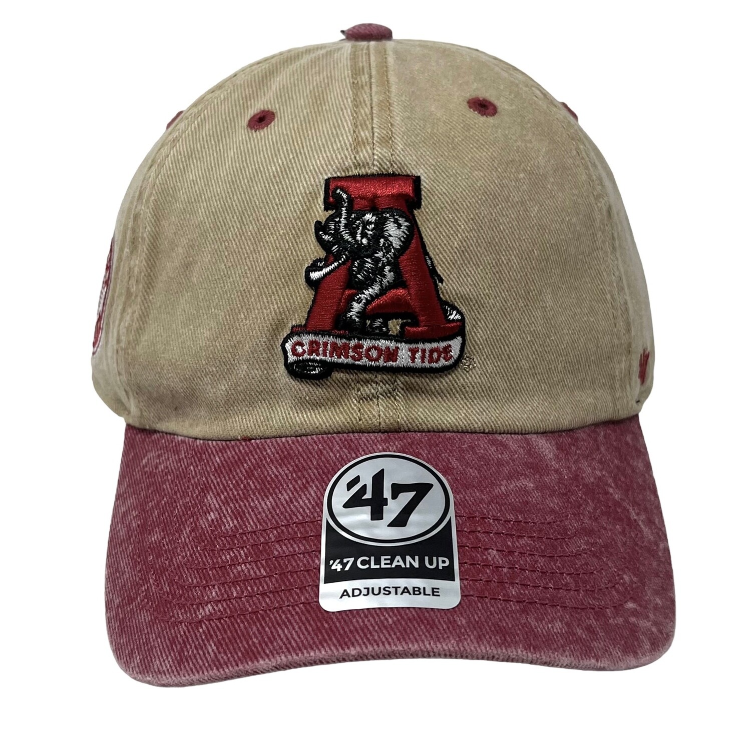 Alabama Crimson Tide 47 Brand Clean Up Adjustable Hat