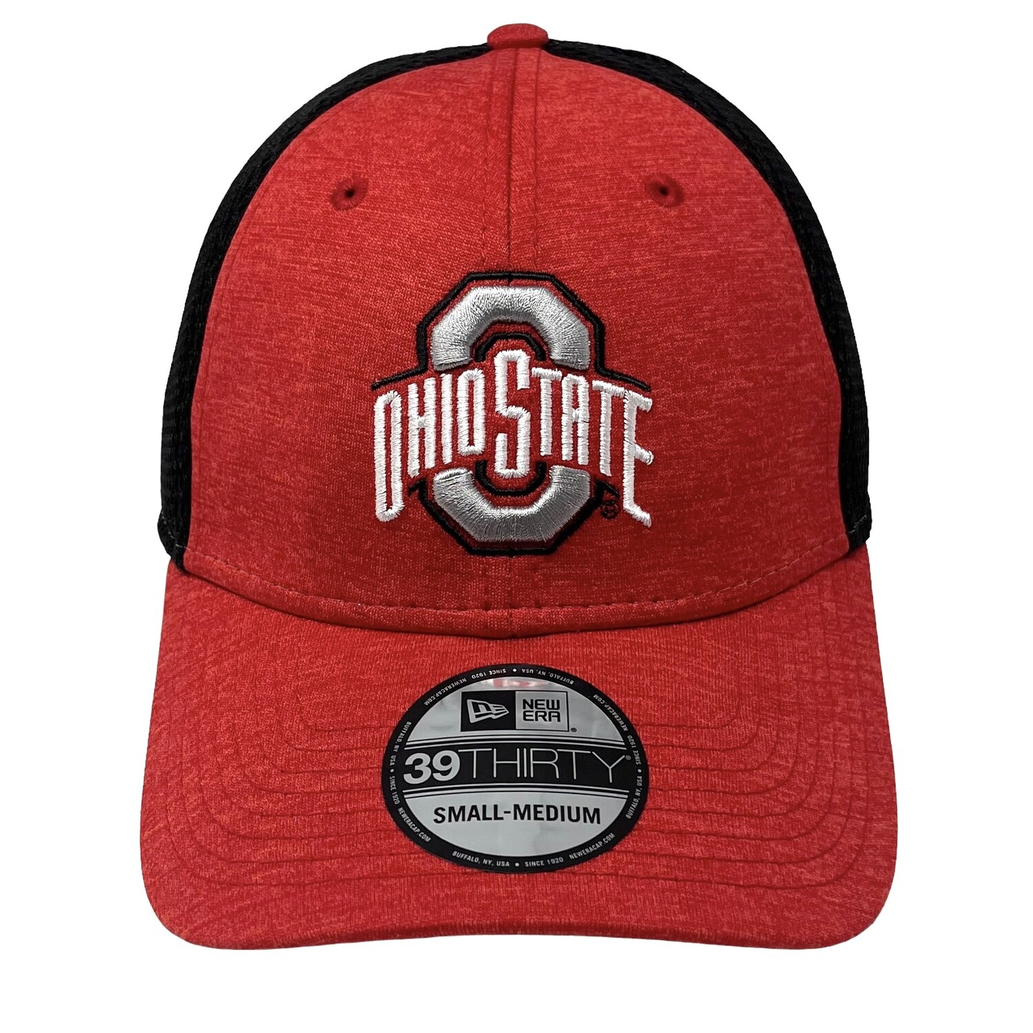 Ohio State Buckeyes Men's Shadow New Era 39Thirty Flex Fit Hat