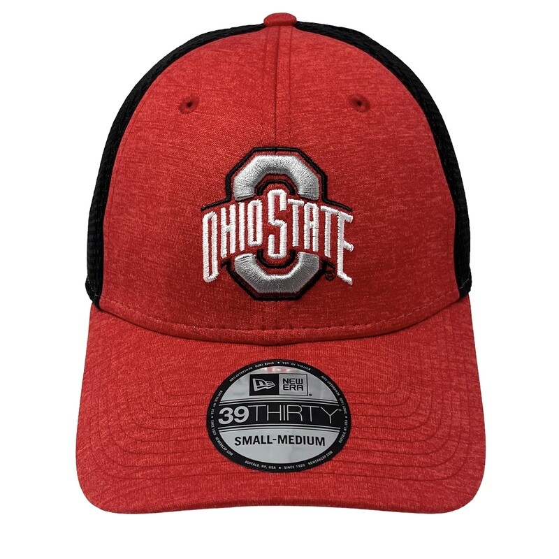 Ohio State Buckeyes Men's Shadow New Era 39Thirty Flex Fit Hat