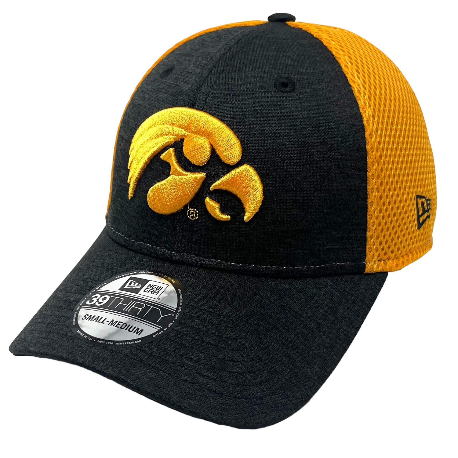 Iowa Hawkeyes Men's Shadow New Era 39Thirty Flex Fit Hat
