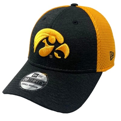 Iowa Hawkeyes Men's Shadow New Era 39Thirty Flex Fit Hat