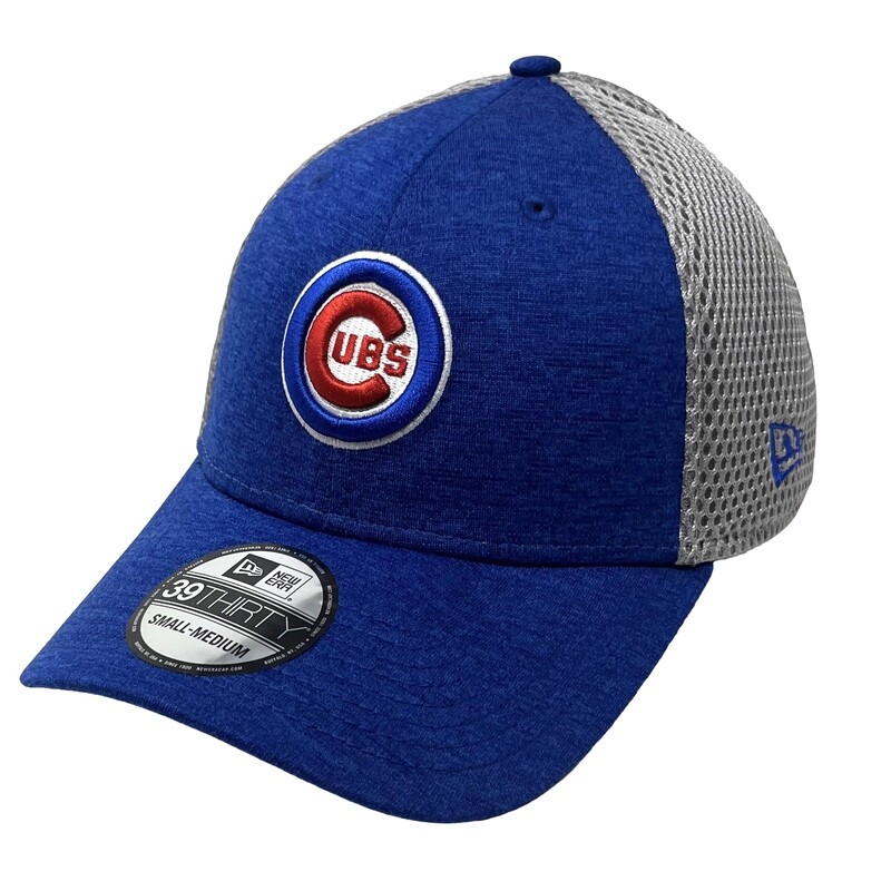 Chicago Cubs Men's Shadow New Era 39Thirty Flex Fit Hat