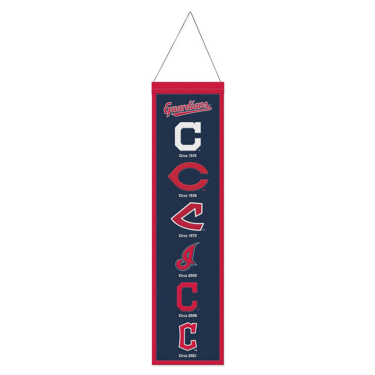Cleveland Guardians 8" x 32" Heritage Banner