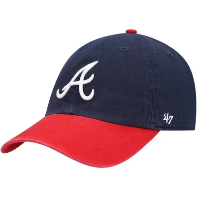 Atlanta Braves Men’s 47 Brand Clean Up Adjustable Hat