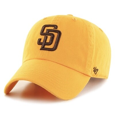 San Diego Padres Men’s 47 Brand Clean Up Adjustable Hat
