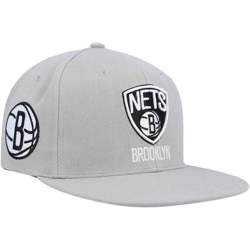 Brooklyn Nets Men’s Mitchell & Ness NBA Side Core 2.0 Snapback Hat Brooklyn Nets Men’s Mitchell & Ness NBA Side Core 2.0 Snapback Hat