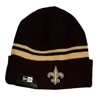 New Orleans Saints Men's New Era Cuffed Knit Hat New Orleans Saints Men's New Era Cuffed Knit Hat