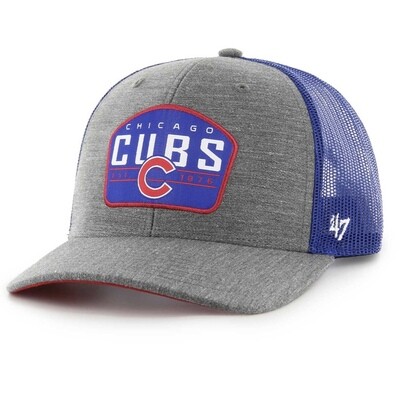Chicago Cubs Men's Charcoal 47 Trucker Adjustable Hat