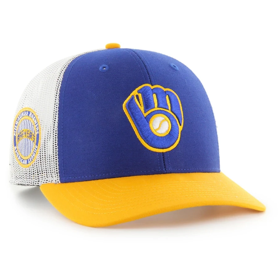 Milwaukee Brewers Cooperstown Trucker Adjustable Hat