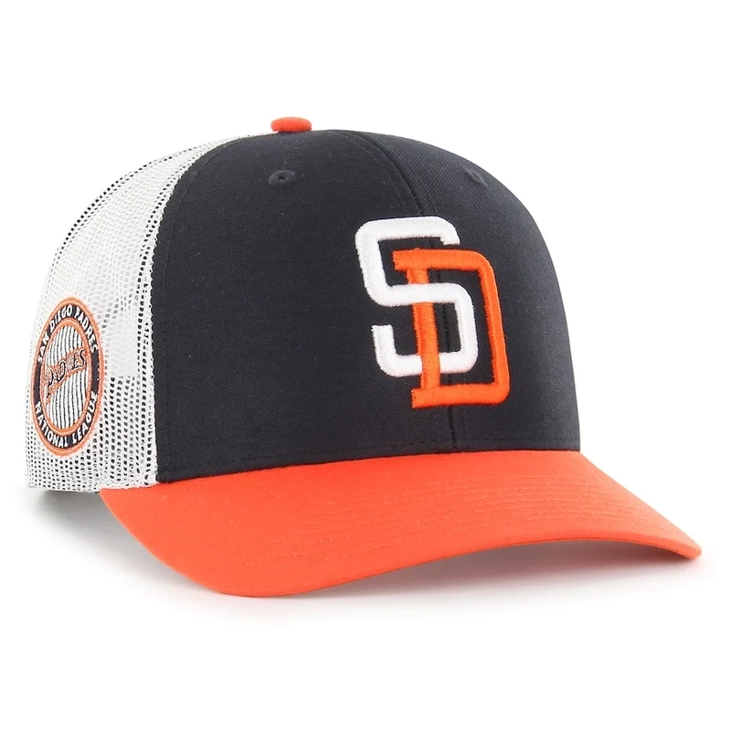 San Diego Padres Men's Cooperstown Sidenote 47 Trucker Adjustable Hat