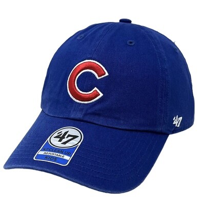 Chicago Cubs Kids 47 Brand Clean Up Adjustable Hat