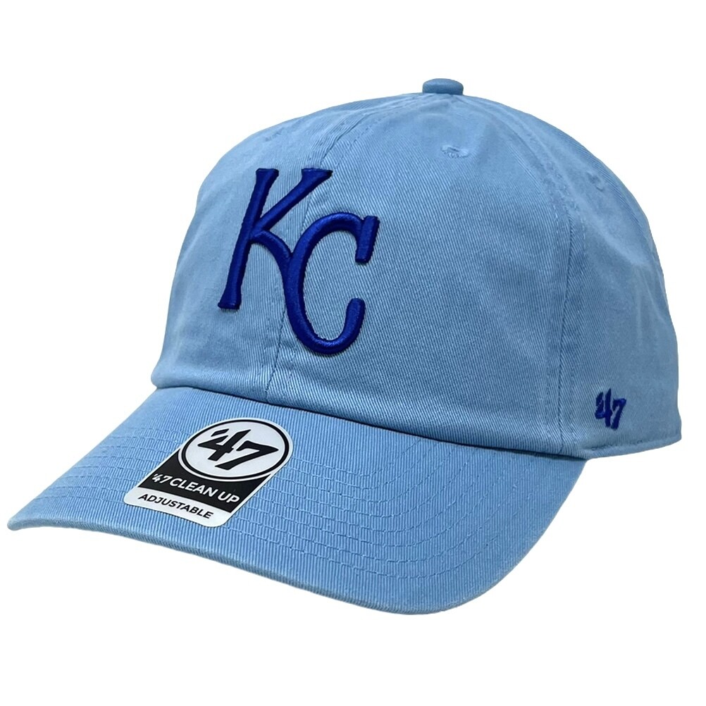 Men's Kansas City Royals '47 Brand Royal Basic Logo Clean Up Adjustable Hat