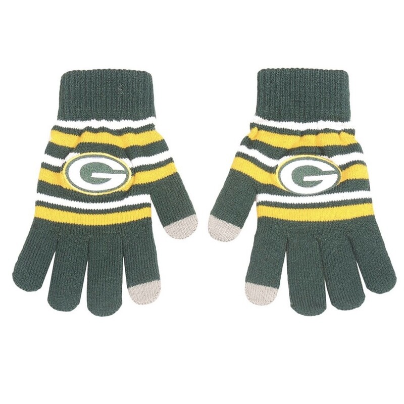 Green Bay Packers Women's Texting Tips Gloves Green Bay Packers Women's Texting Tips Gloves