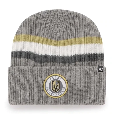 Vegas Golden Knights Men's Charcoal Highline 47 Brand Cuff Pom Knit Hat