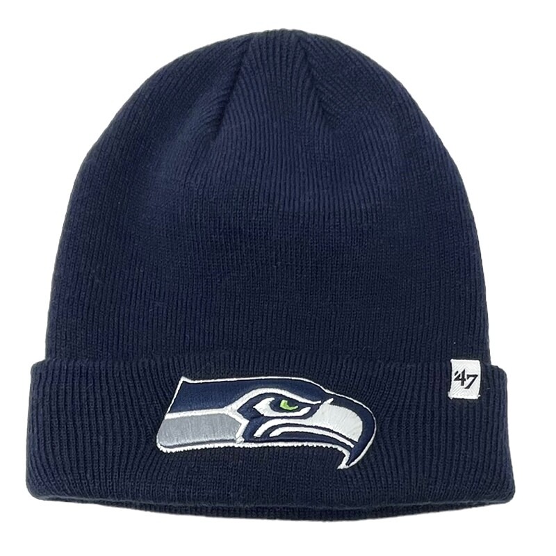 Seattle Seahawks Youth 47 Brand Cuffed Knit Hat