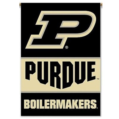 Purdue Boilermakers 28" x 40” 2-Sided Banner Vertical Flag
