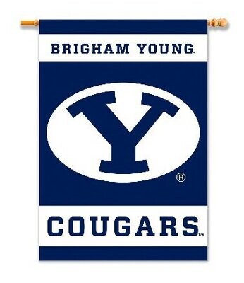 BYU Cougars 28 BYU Cougars 28" x 40” 2-Sided Banner Vertical Flag