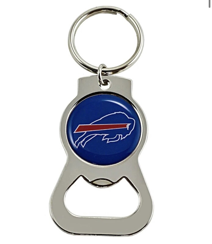 Buffalo Bills Metal Key Ring and Bottle Opener