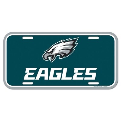 Philadelphia Eagles Plastic License Plate Philadelphia Eagles Plastic License Plate