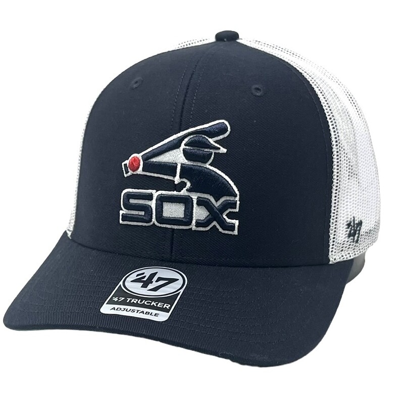 Chicago White Sox Men's Cooperstown Sidenote 47 Trucker Adjustable Hat
