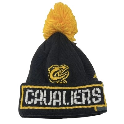 Cleveland Cavaliers Youth Adidas Cuffed Pom Knit Hat
