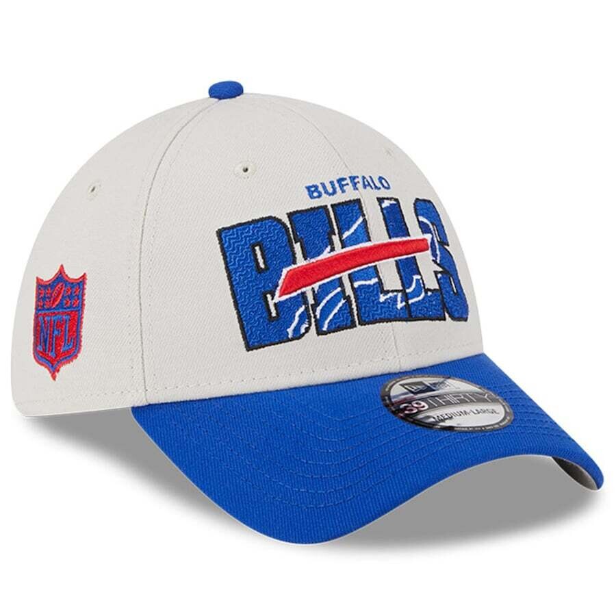 Buffalo Bills Men’s New Era Stone NFL Draft 39THIRTY Flex Hat