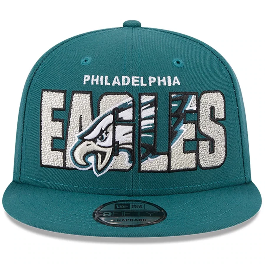 Philadelphia Eagles 2023 NFL Sideline Historic Logo New Era 9FIFTY Snapback Hat